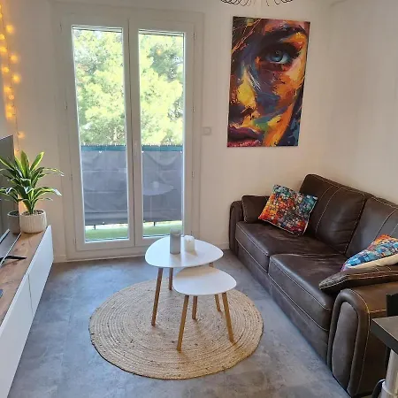 Daire T2 Cosy Romantic, Balcon,clim, Parking Gratuit
